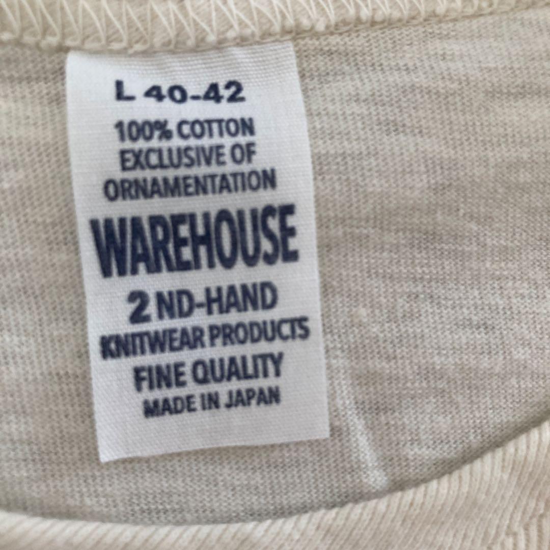 WAREHOUSE セコハン　両面プリント Tシャツ Lサイズ 美品