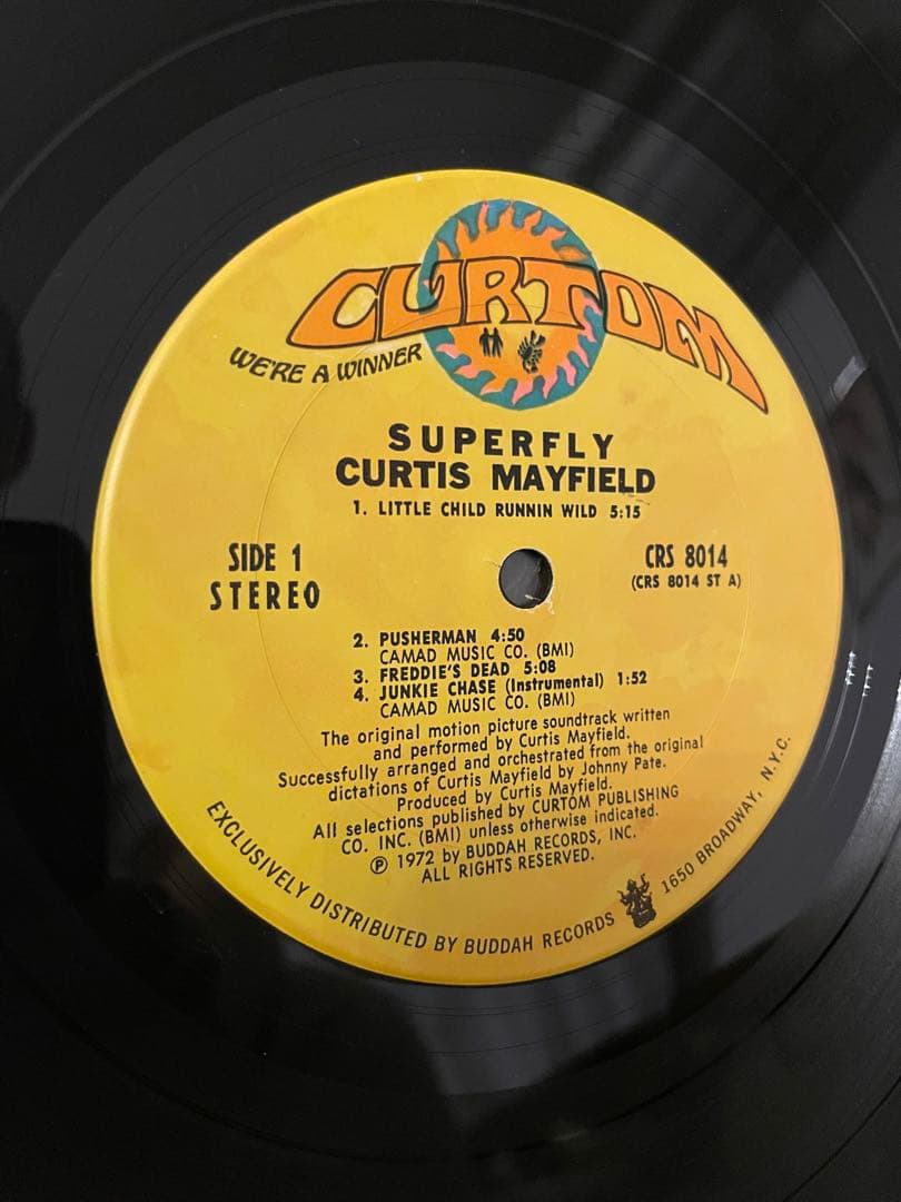 洋楽 Curtis Mayfield Superfly LP Funk Soul
