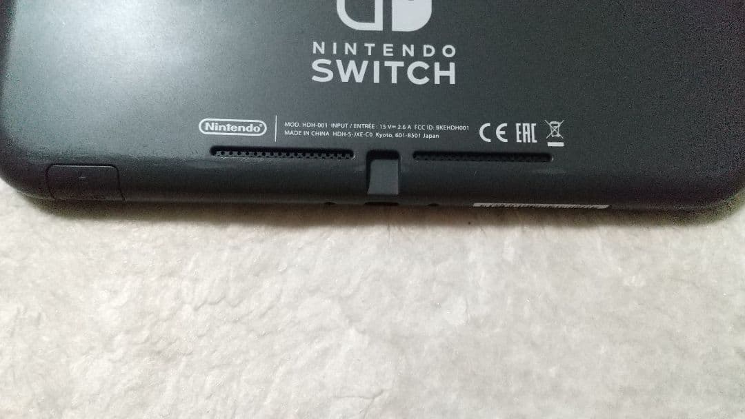 ジャンク Nintendo Switch Lite グレー 本体 不動品