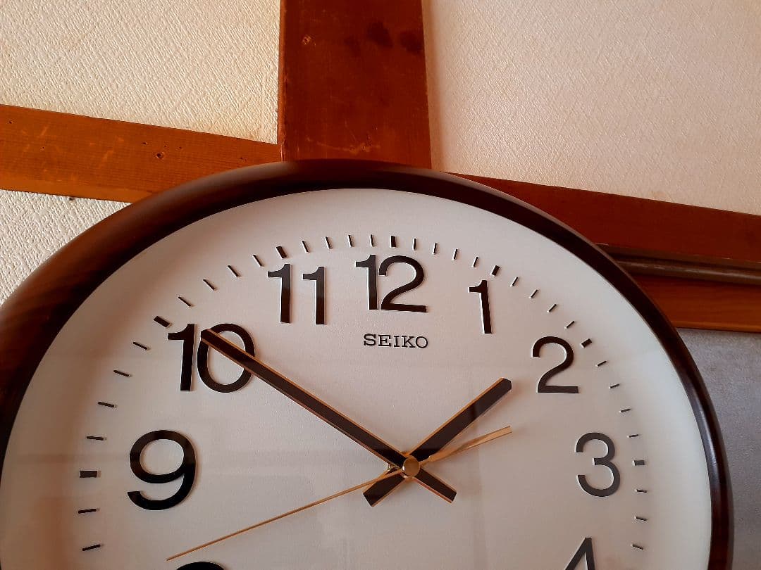 70's　SEIKO　掛け時計　ミッドセンチュリー　ビンテージ　レトロ　オーバル