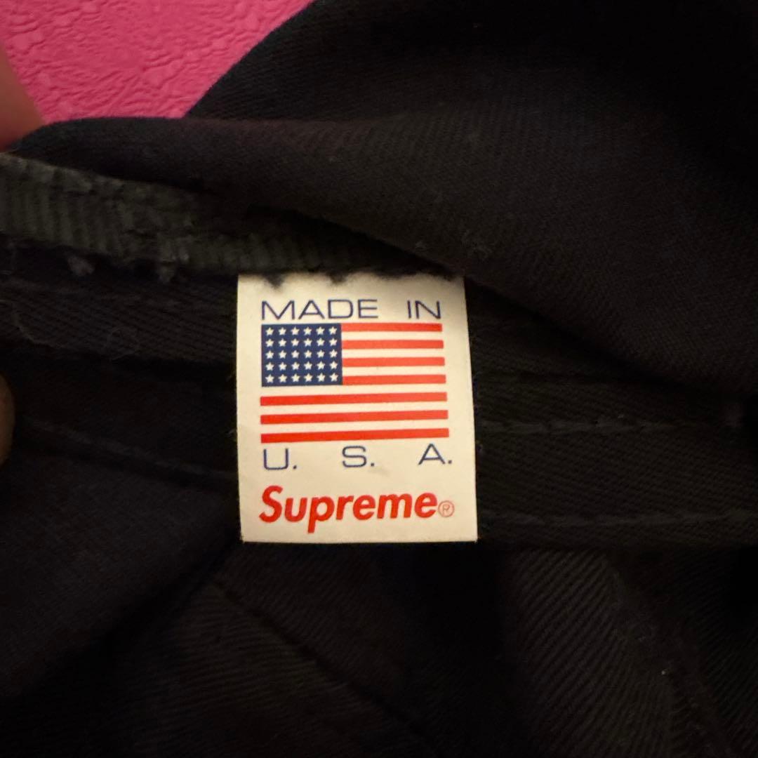 Supreme ブラック キャップ