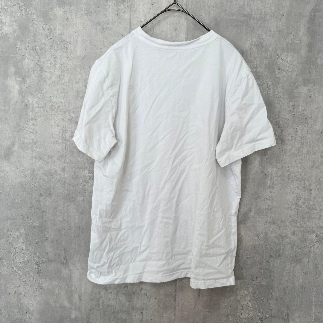 # MONCLER モンクレール　ロゴ入り ホワイト 半袖Tシャツ　トップス