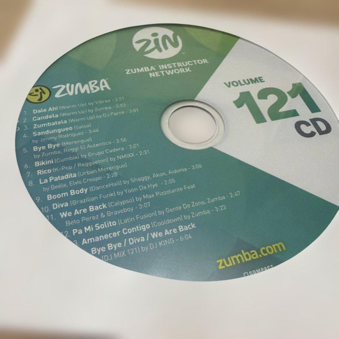 ZUMBA ダンス ズンバ 121 最新版　DVD CD 2枚