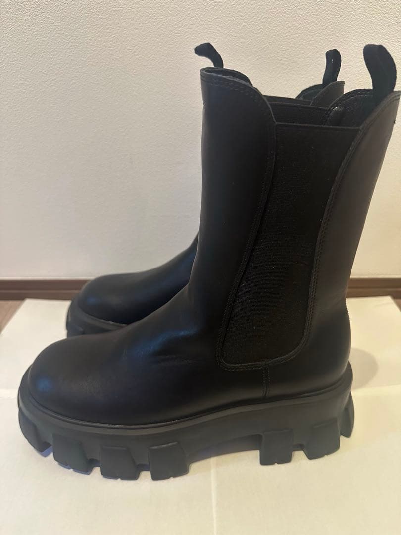 I NEED MORE SHOES トラックソール サイドゴアブーツ