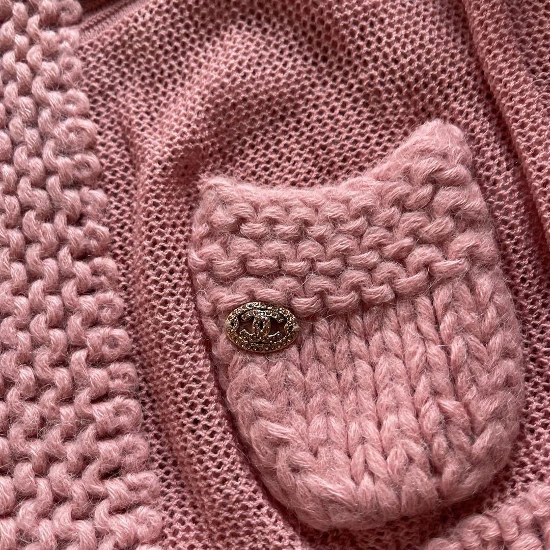 CHANEL カーディガン　100%alpaca