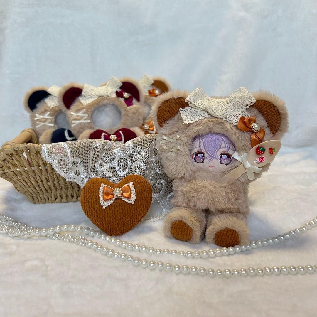 持てるよくまさん.12〜14cm/キャメル❤︎おすわりぬい服 着ぐるみ ちびぐるみ