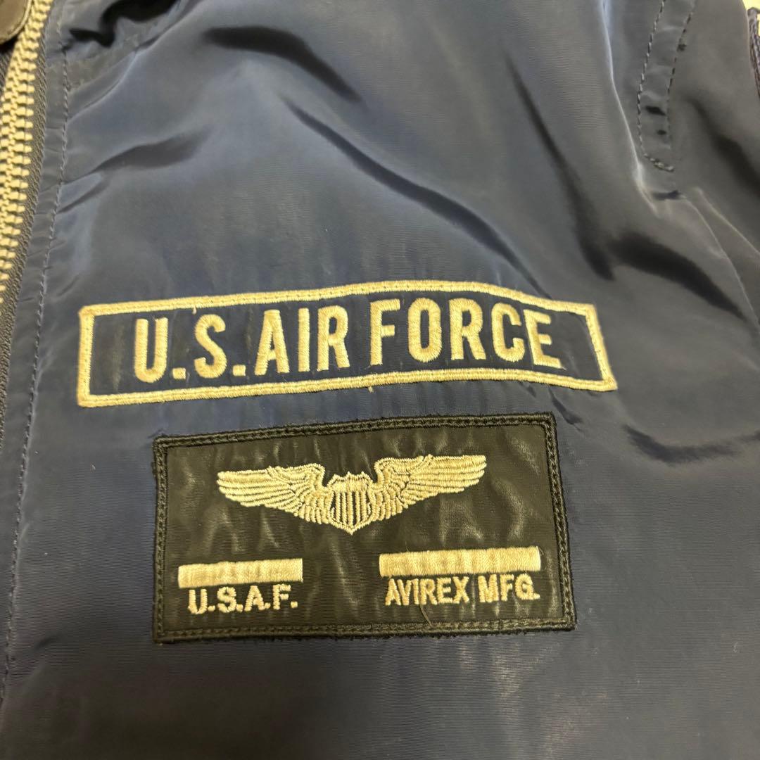 AVIREX アメリカ空軍70周年記念 フライトジャケット MA-1 L