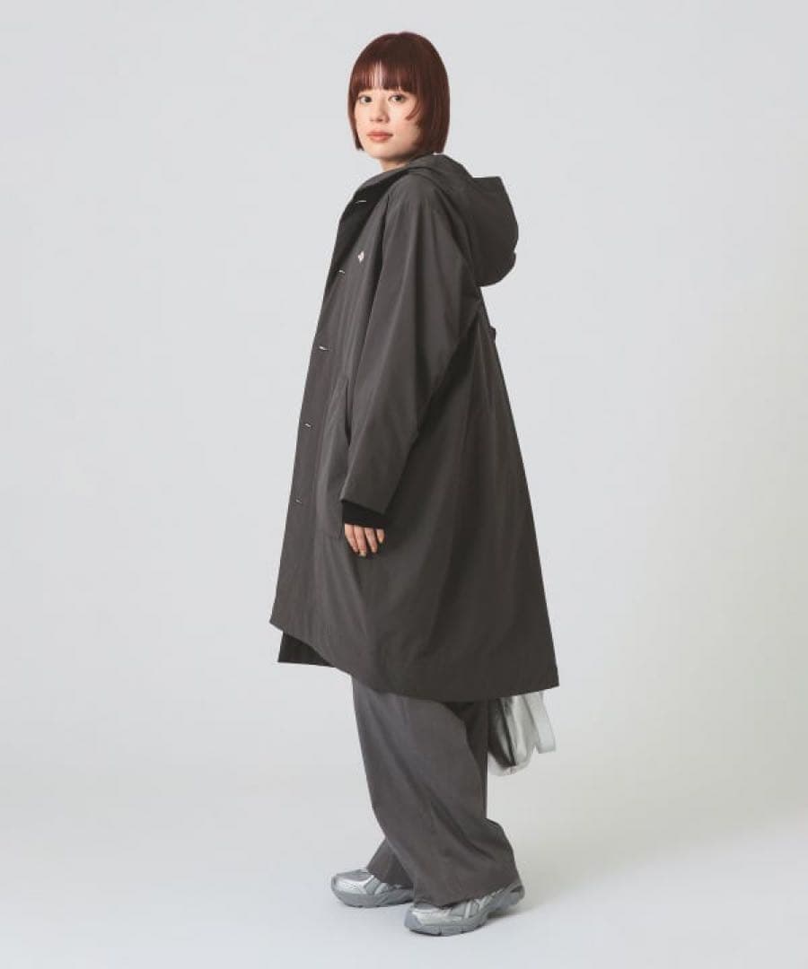 DANTON / INSULATON HOODED COAT 36 チャコール