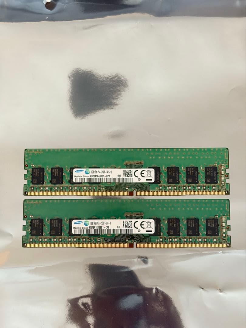 Samsung DDR4-2133 16GB(8GBx2枚)デスクトップ用メモリ
