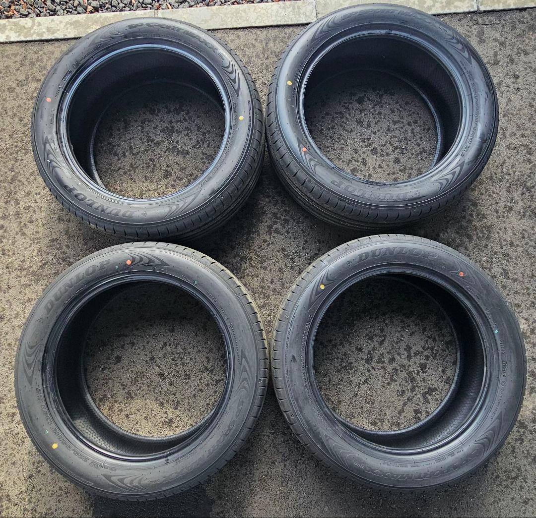 225/55R19 4本送料込 ダンロップ SP SPORT MAXX 新車外し