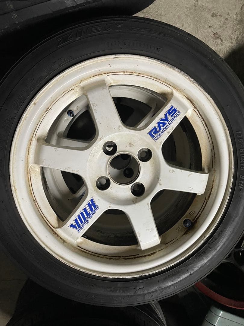 RAYS VOLK TE37 pcd100 15インチ ホワイト