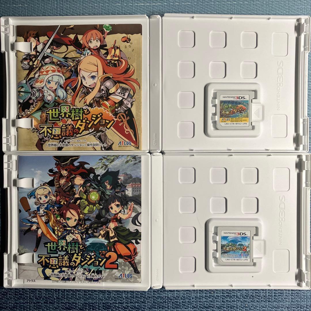 3DS 世界樹の迷宮 世界樹と不思議のダンジョン シリーズ6本