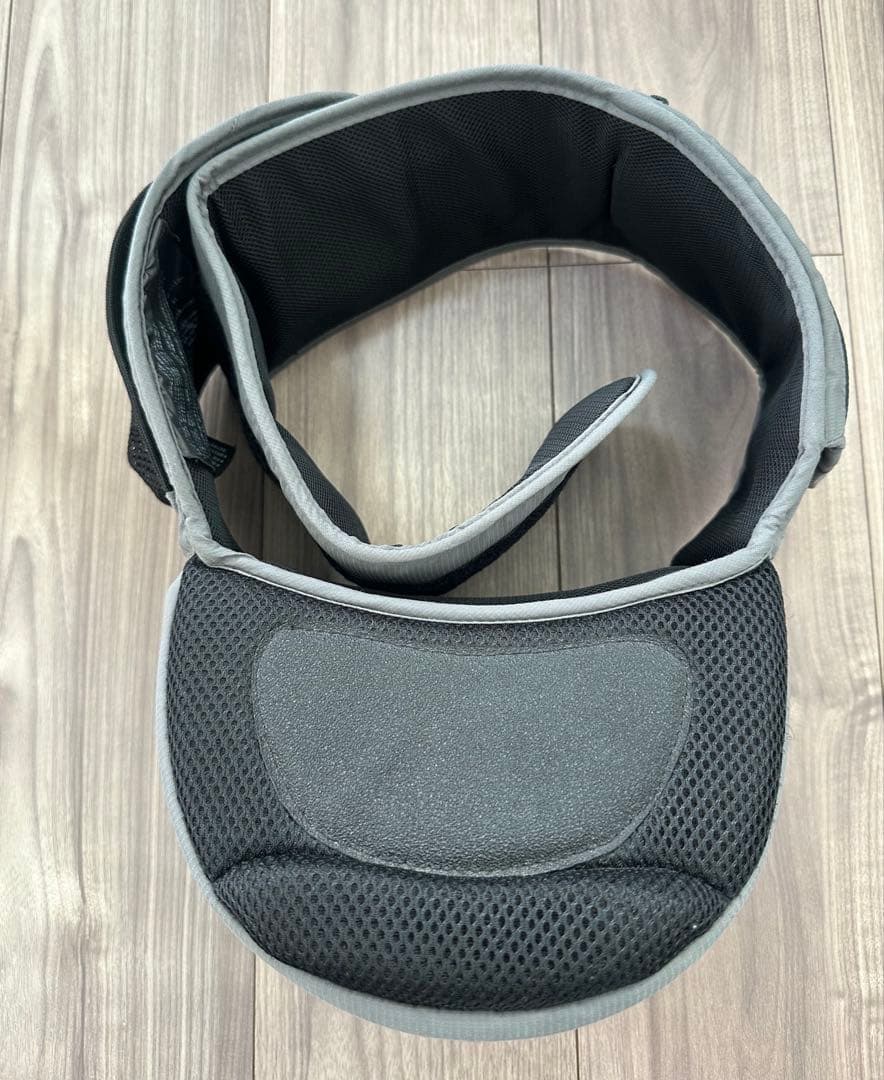 ポルバン ヒップシート シングルショルダー セット 抱っこ紐 グレー 美品