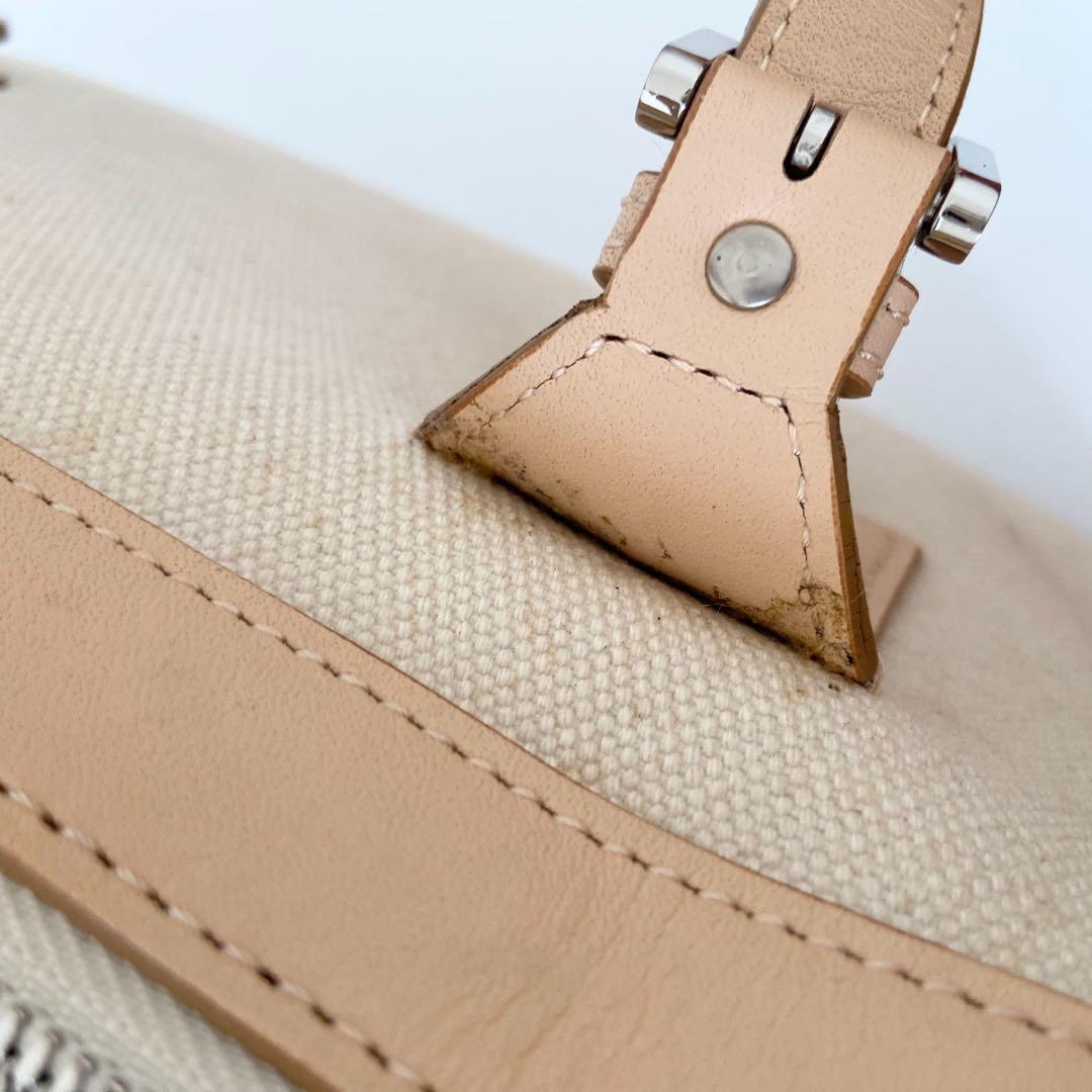 美品　Burberry キャンバス　ノバチェック　ミニボストンバッグ　ハンド