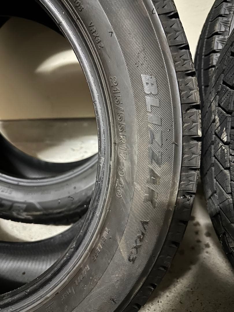 タイヤ・ホイール BRIDGESTONE VRX3 215/55R17