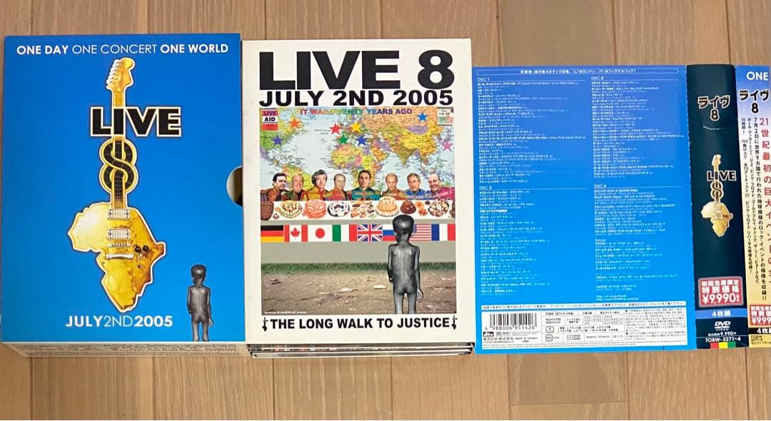 帯付き　ライヴ 8〈初回限定盤・4枚組〉