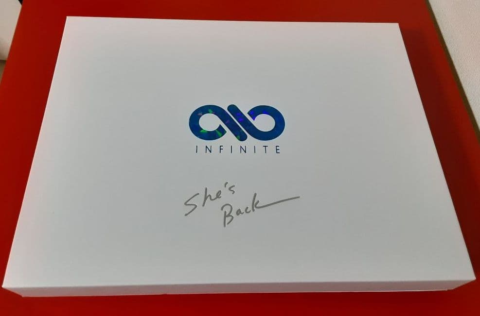 ソンヨル直筆サイン　INFINITE She's back