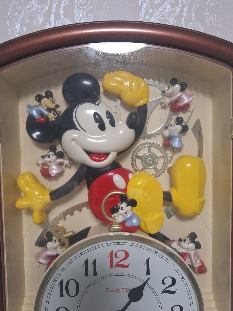 Disney ミッキーマウスからくり 掛け時計(激レア)