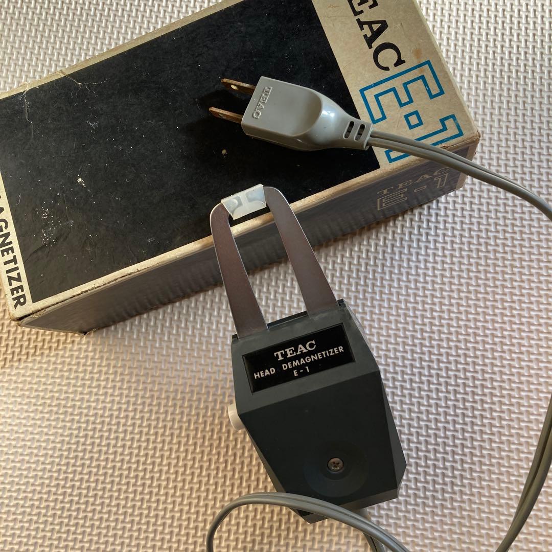 TEAC Eー1 オープンリール　カセットテープデッキ　消磁器E-1 ヘッド等