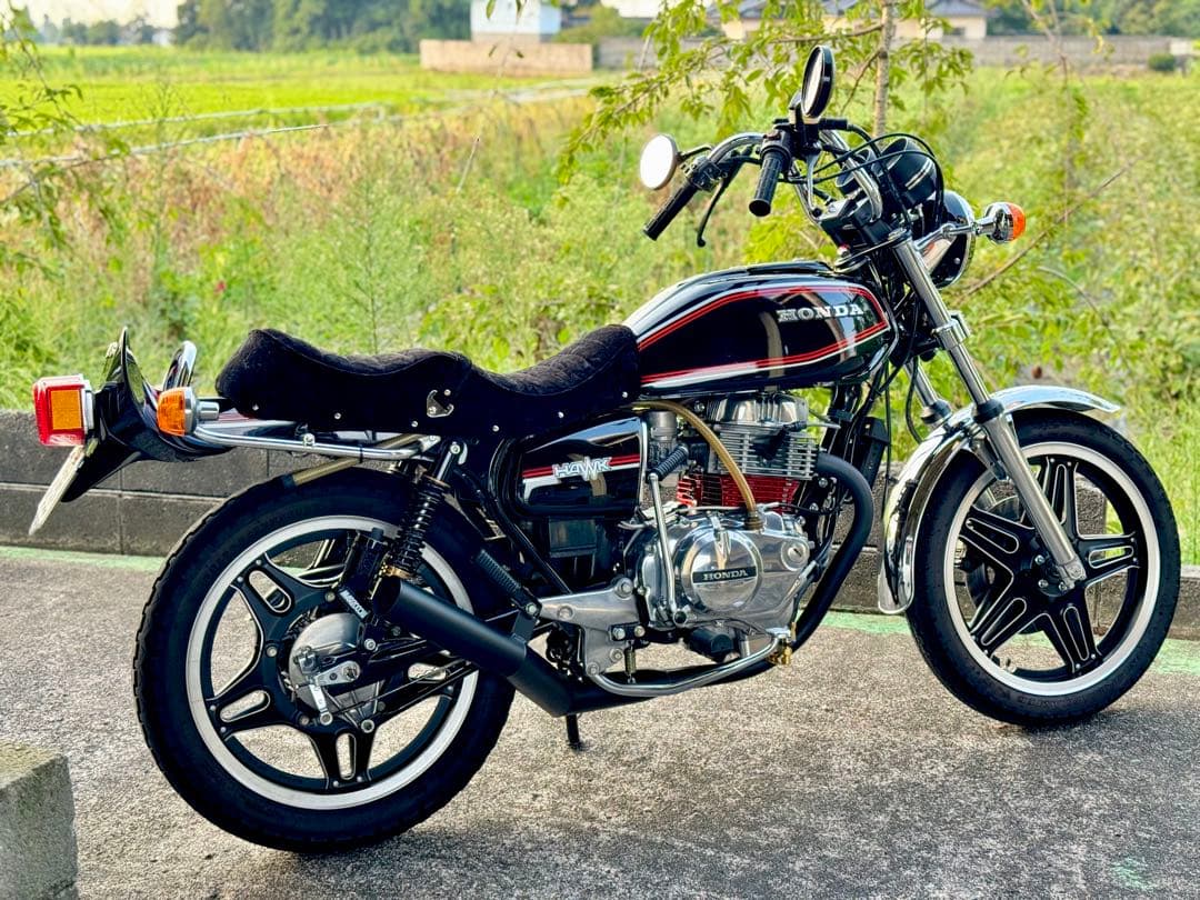 CB250T CB400T ケースタイル特注シート ホーク ホーク2 角タンク