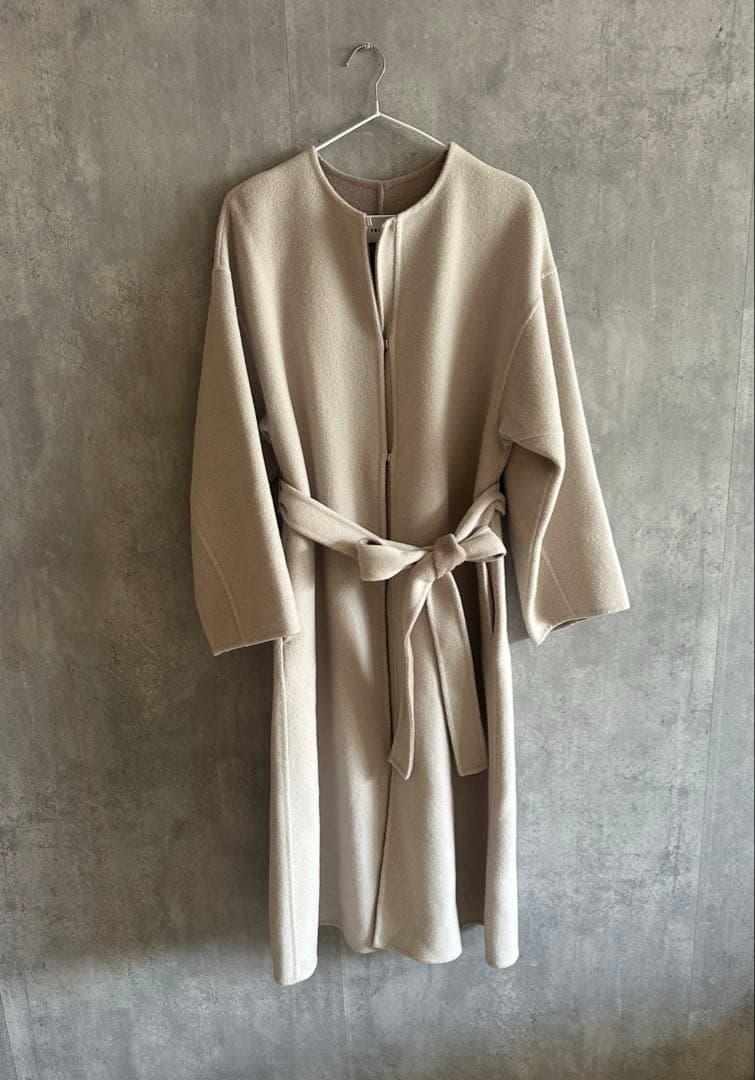 【完売品】FRAY.I.Dフレイアイディー　カシミヤ混BALLIリバーコート