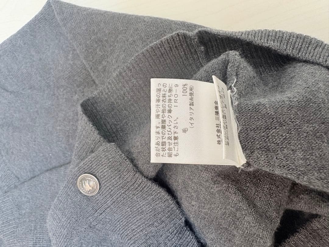 BURBERRY グレー カーディガン 38