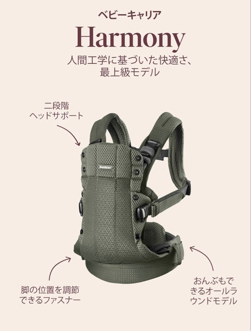 【新品•未使用•最上級モデル】 ベビービョルンブラック フルメッシュ
