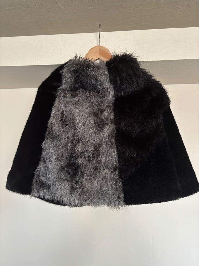 小物 Andrea&Co. FOUR FURS JOINED PONCHO