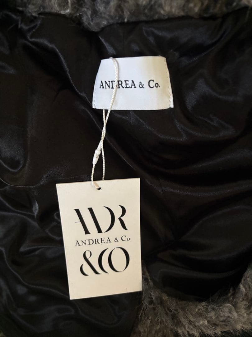小物 Andrea&Co. FOUR FURS JOINED PONCHO