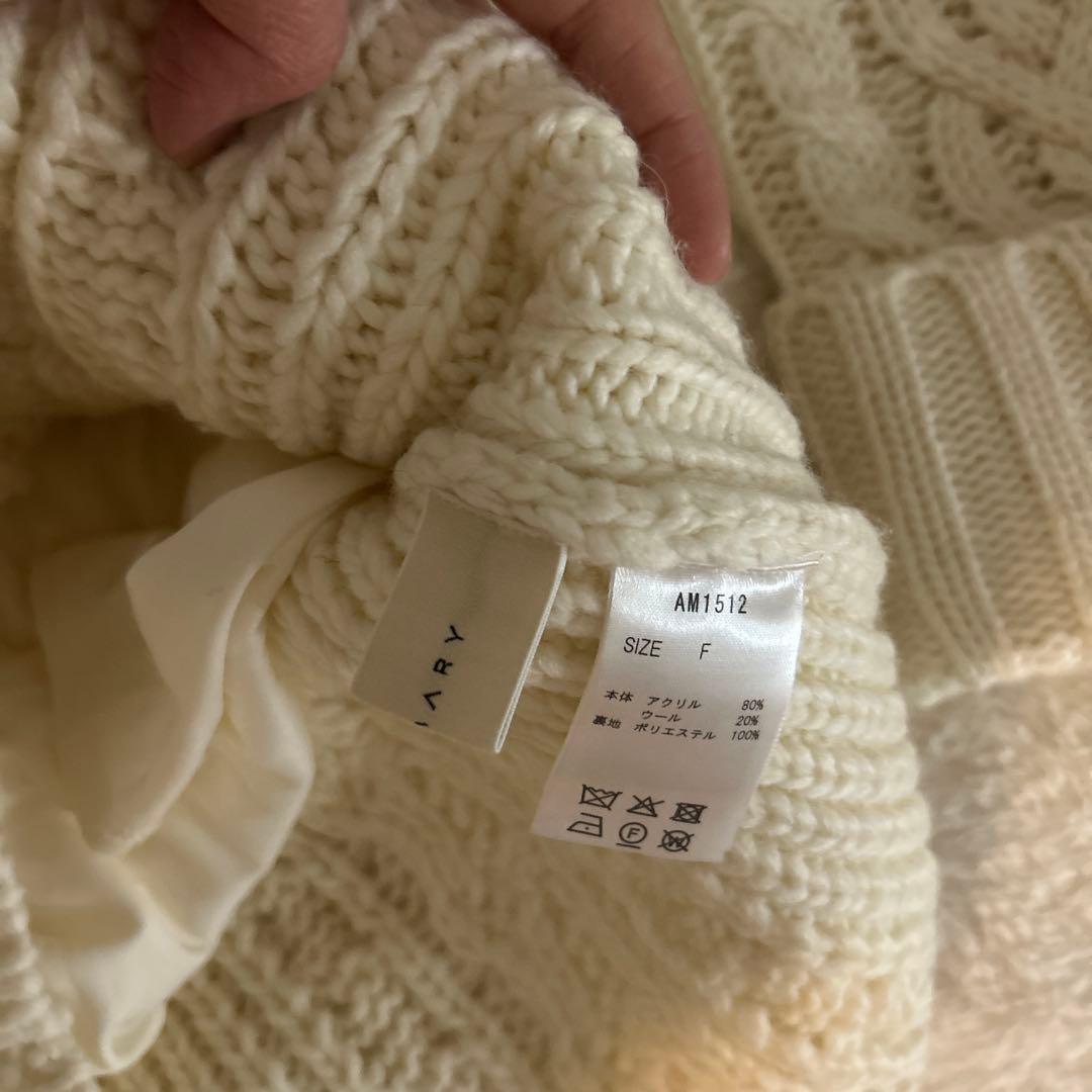 トップス t ANDMARY kelly toggle knit set up