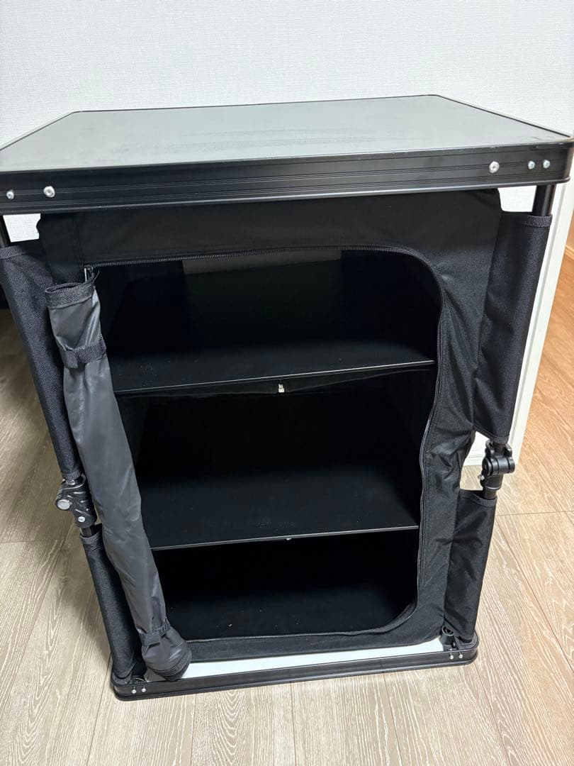 DOD マルチキッチンテーブル ブラック TB1-38-BK