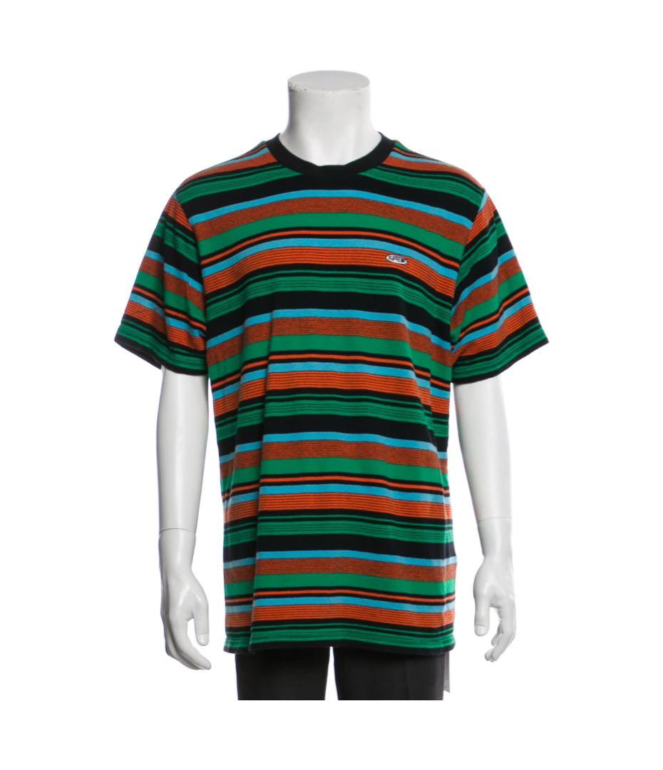 Supreme (シュプリーム) Tシャツ マルチカラー ボーダー