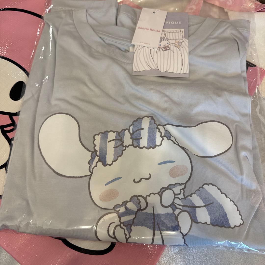 【本日発送】サンリオハウス先行 ジェラピケ サンリオ コラボ Tシャツ シナモン