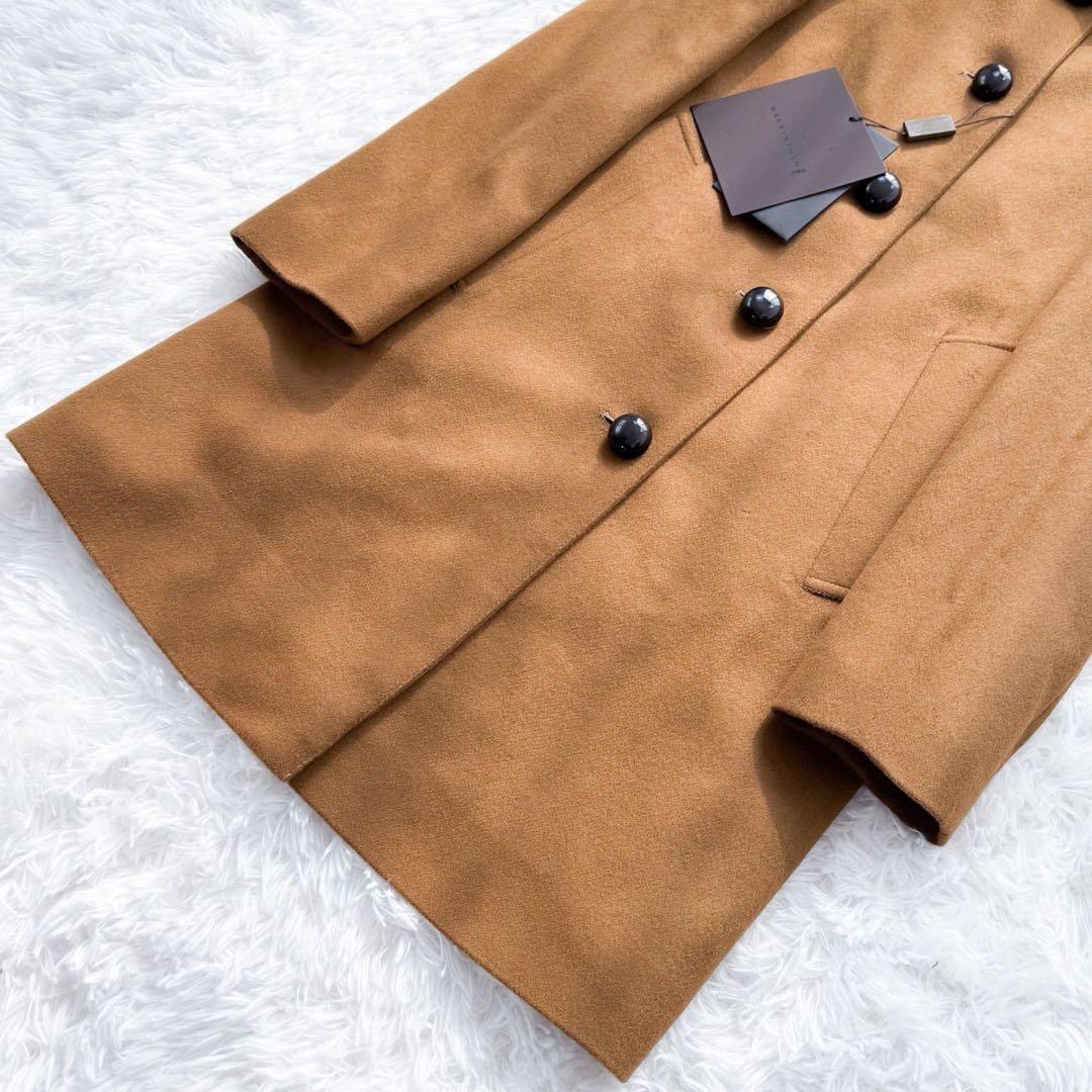 新品 MACKINTOSH カシミヤ混ステンカラーコート フード取り外し可 34