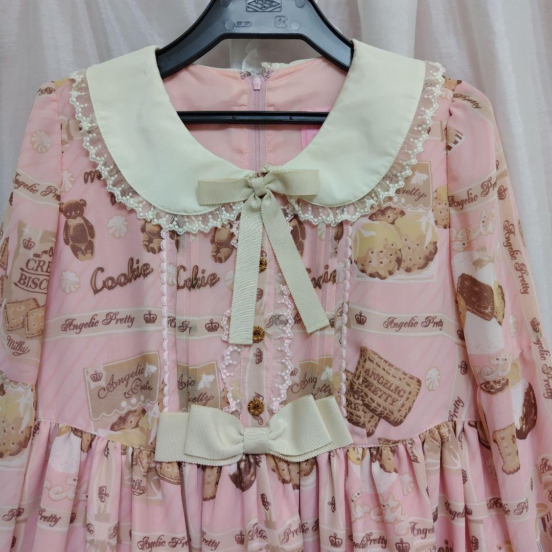 Cream Cookie Collection ワンピース ピンク