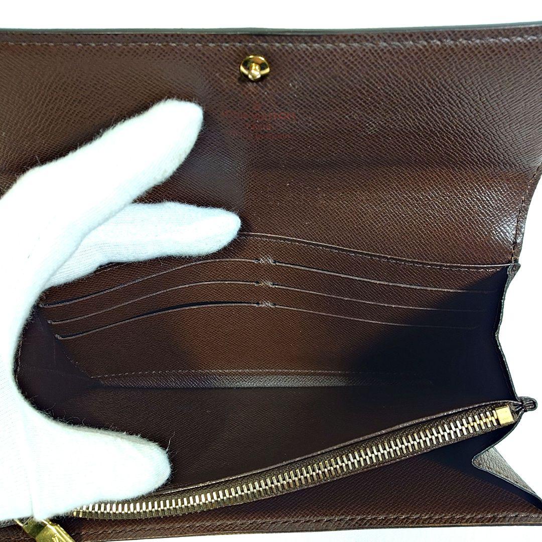 ルイヴィトン ダミエ ポルトフォイユ サラ 長財布　 N61734/CA2088