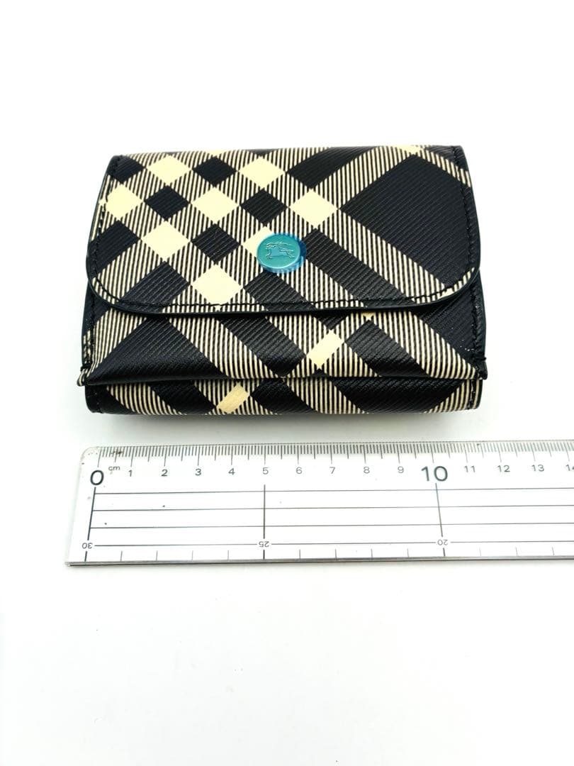 新品未使用　BURBERRY チェック柄 三つ折り財布