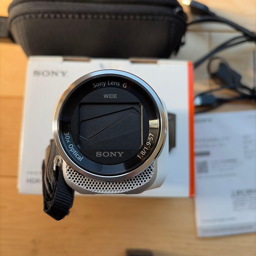 SONY HDR-CX680 ホワイト 元箱付 美品 動作良好 別売ケース付き