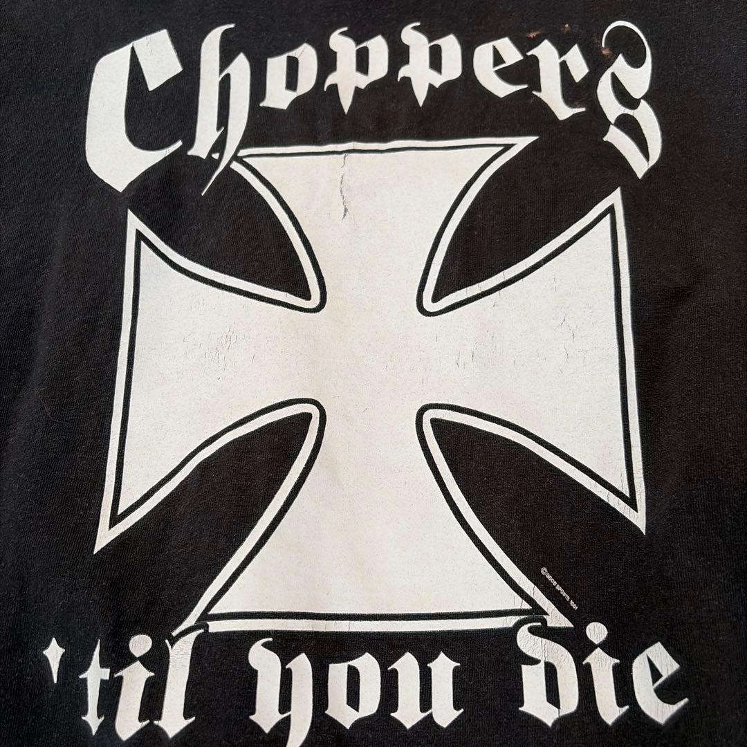 Choppers 'til you die ブラックTシャツ