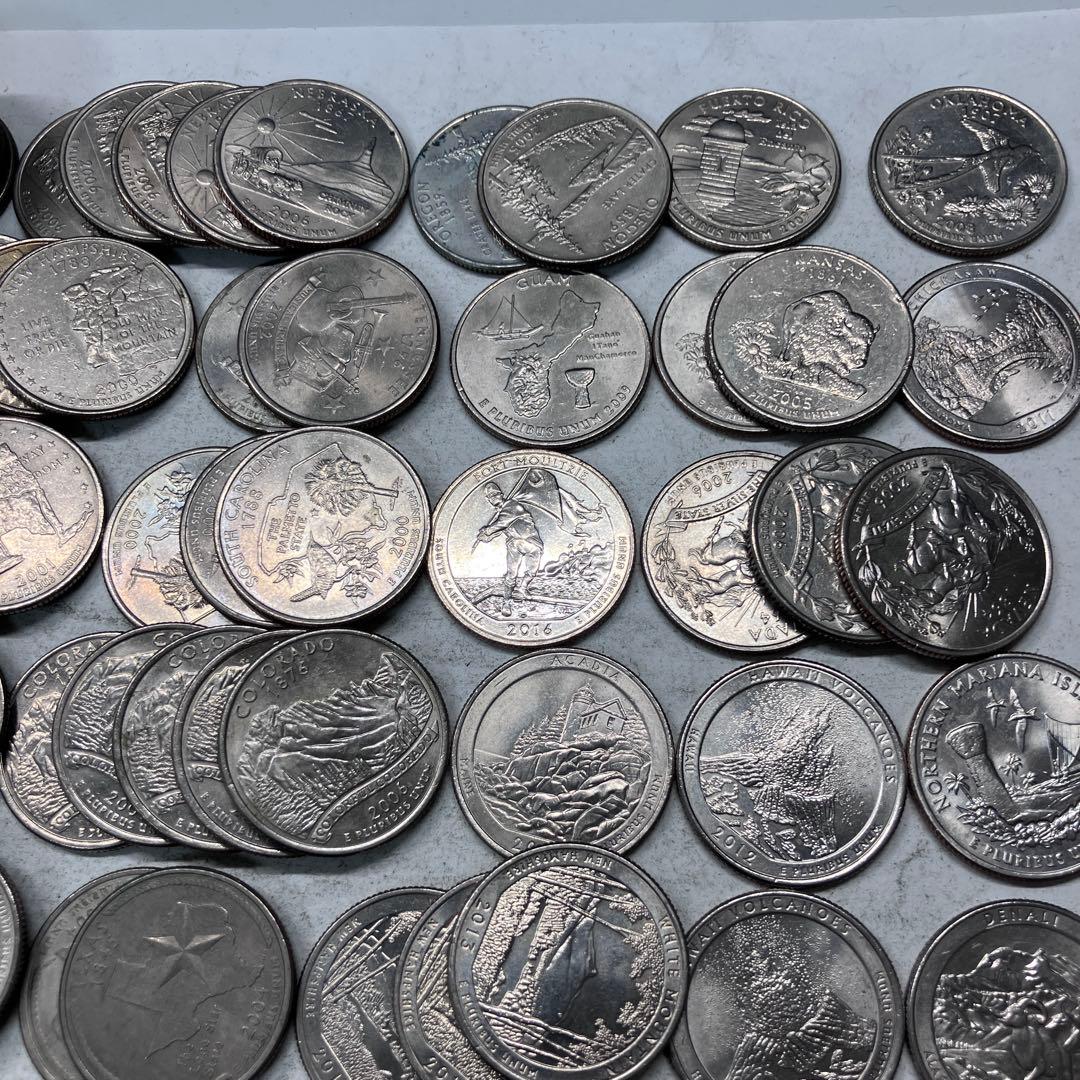 アメリカ　25セント　州　記念　まとめ　硬貨　　159