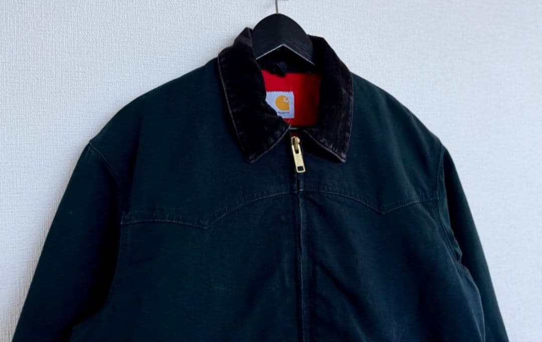 90s アメリカ製 カーハート サンタフェジャケット ブラック Lサイズ