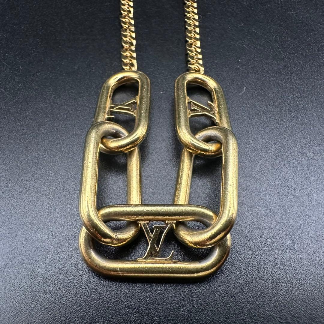 極美品✨　ルイヴィトン　ネックレス　M00324　ロゴ　刻印　1590