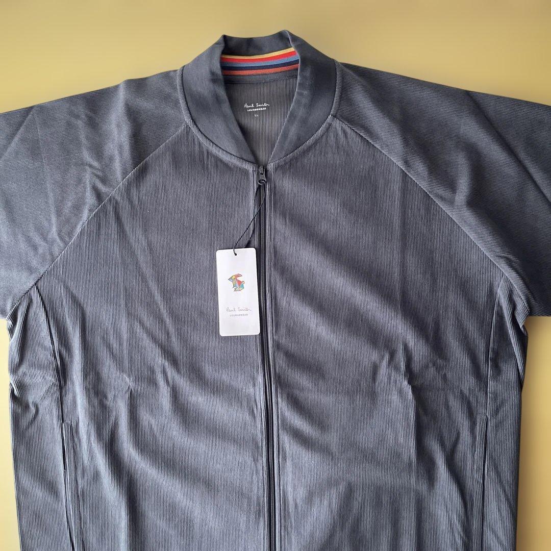 【PaulSmith/ポールスミス】ジップアップブルゾン　チャコールグレー　XL