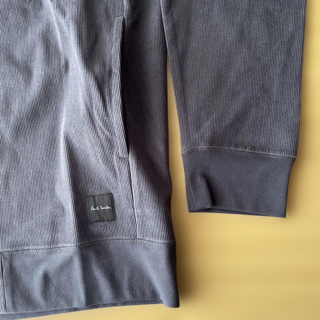 【PaulSmith/ポールスミス】ジップアップブルゾン　チャコールグレー　XL