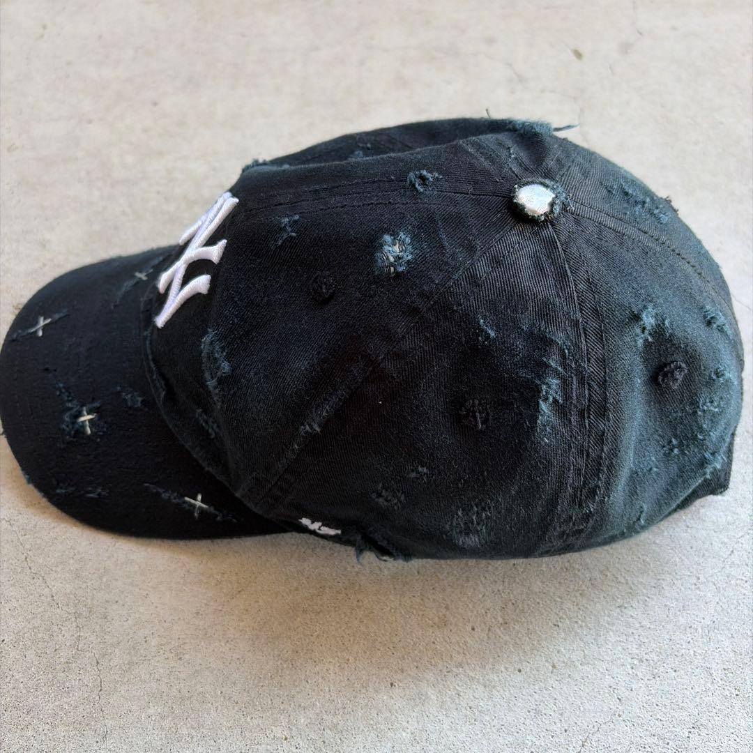 APT.1007 Baseball Cap キャップ　ヤンキース　ブラック