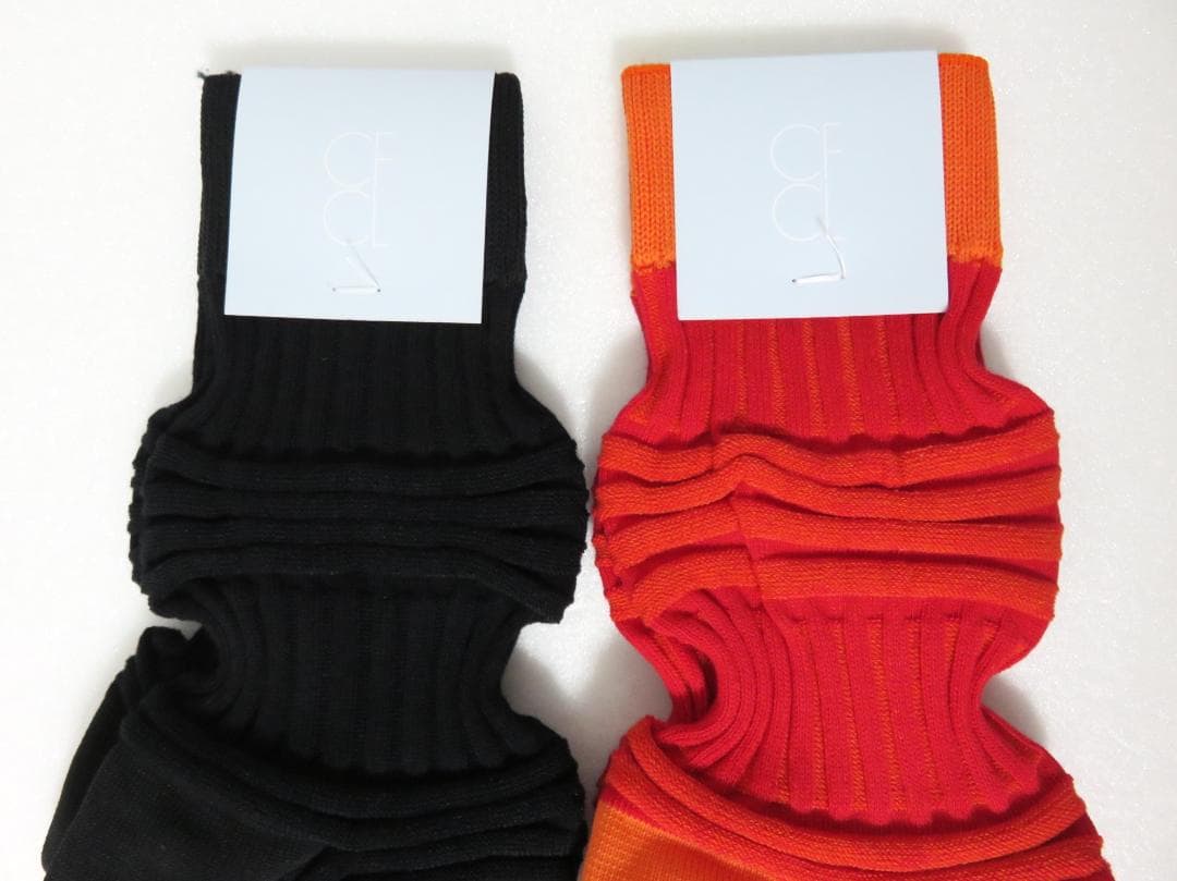 2足セット 新品 CFCL GARTER RIB SOCKS 3 23～25cm