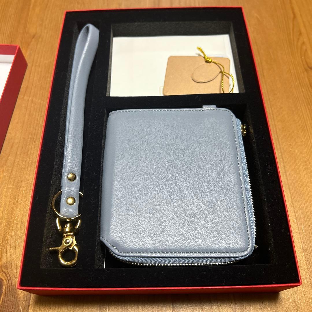 PORTER ライトブルー　財布　284-01374