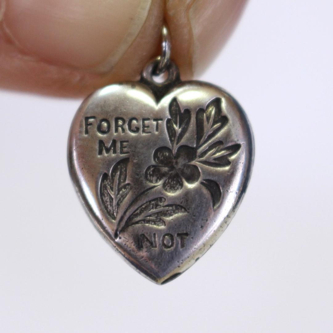 40s　スウィートハートジュエリー　WW2　forget me not 勿忘草