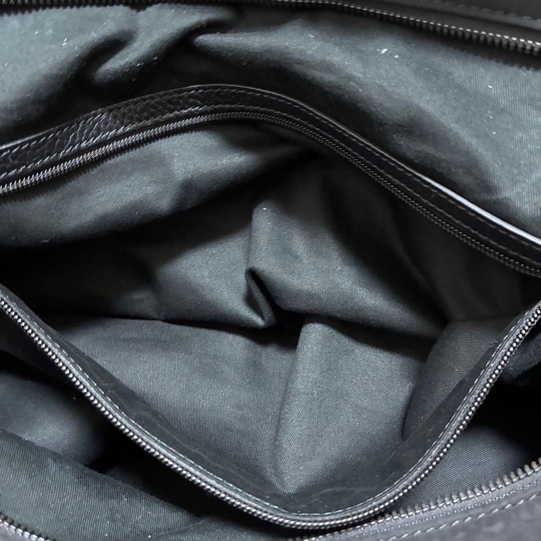 バッグ EMPORIO ARMANI Bostonbag BLK leather