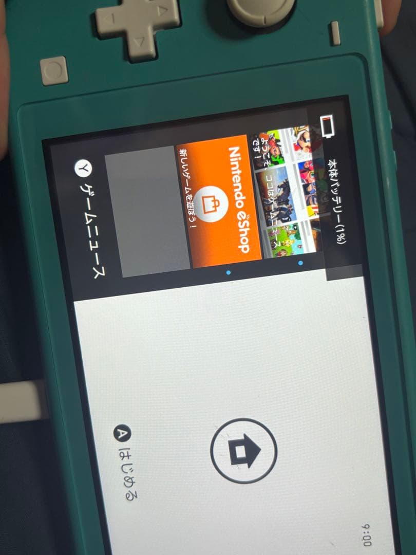 Nintendo Switch Lite ターコイズジャンク品